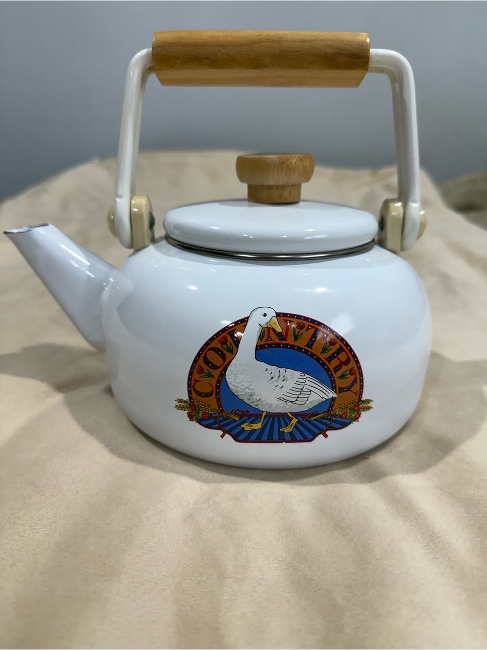 Vintage Century Country Goose Tea Kettle